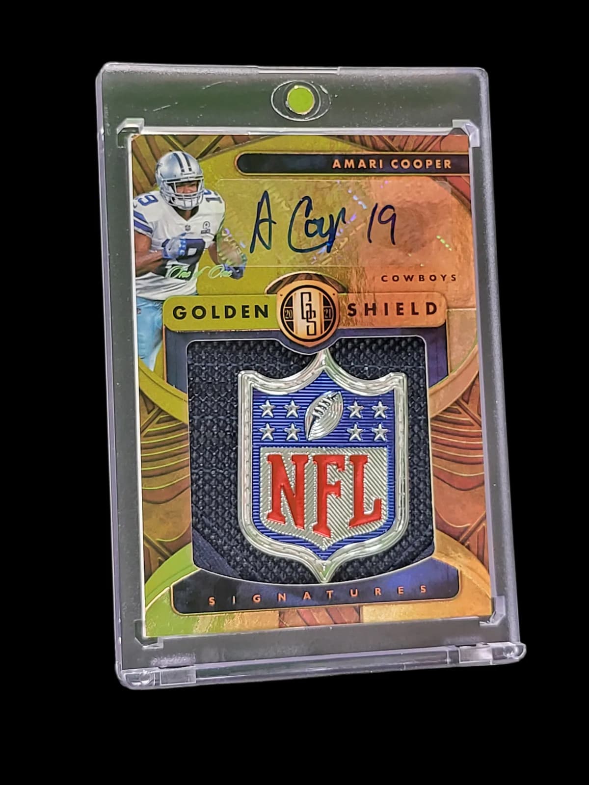 2021 Panini Gold Shield  Amari Cooper #GSS-AC 1/1 NFL Shield Patch