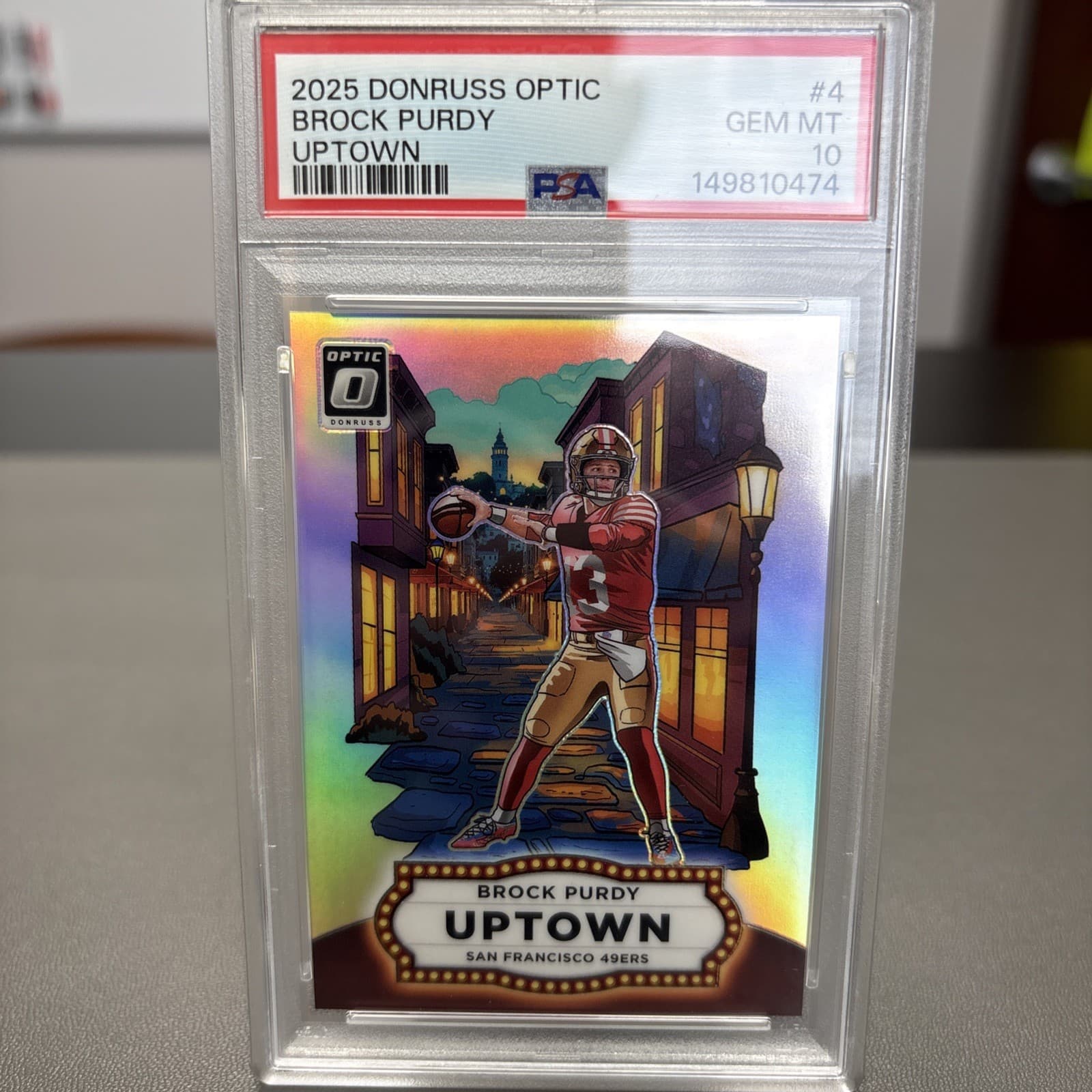 🔥 2025 Brock Purdy Uptown  PSA Gem Mint 10