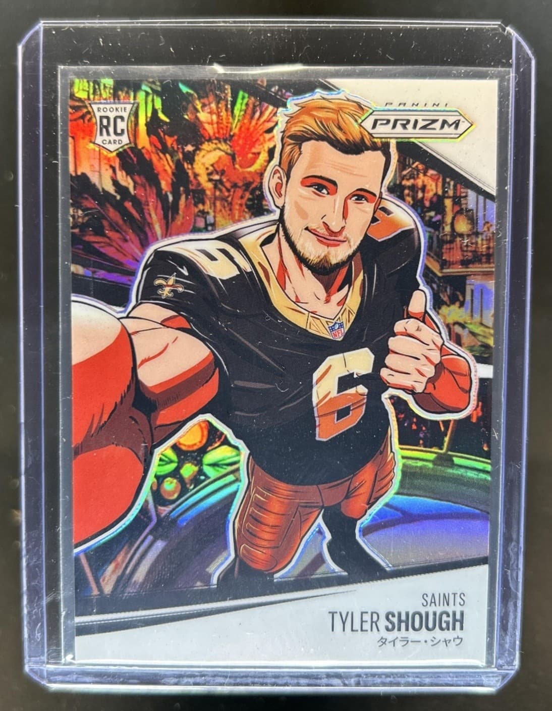 2025 Panini Prizm Tyler Shough Manga - Vertical RC Rookie #11 Saints