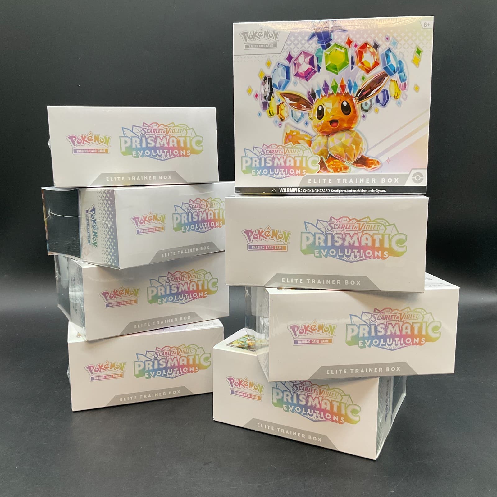Lot of (8) Pokemon TCG Prismatic Evolutions Elite Trainer Box SEALED ETB