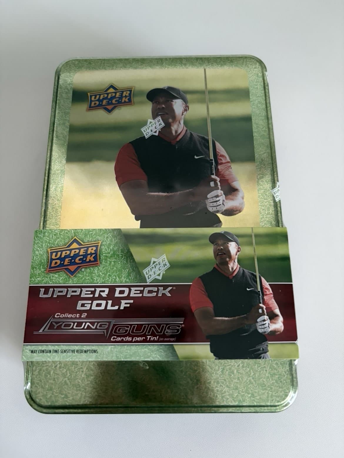 2024 Upper Deck Tiger Woods Golf Trading Card Tin Factory Sealed