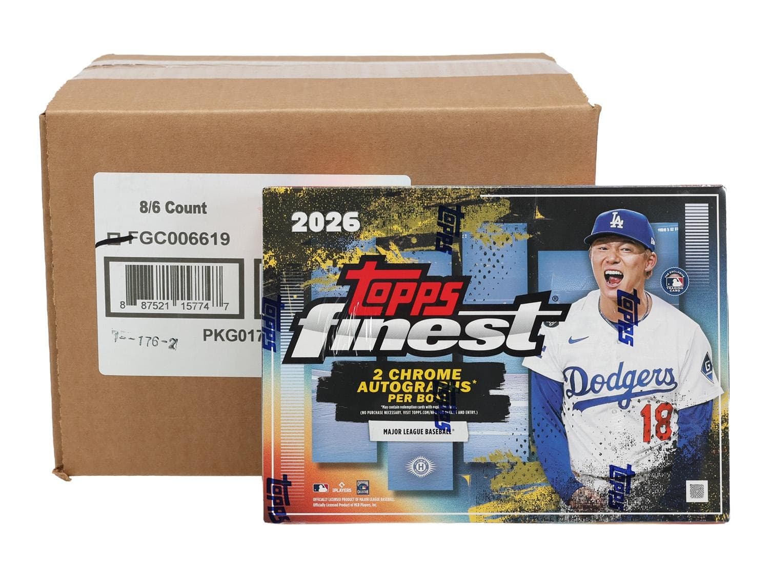 2026 Topps Finest Baseball Hobby 8-Box Case