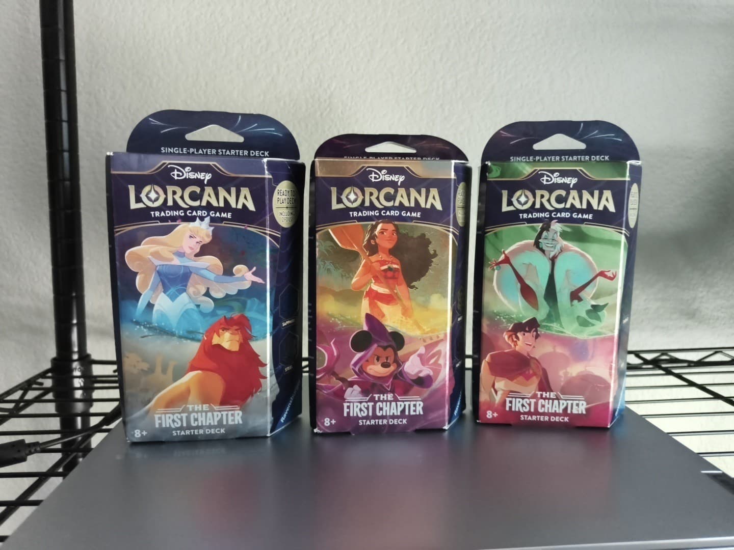 Disney Lorcana The First Chapter Starter Deck Set of 3 Factory Sealed