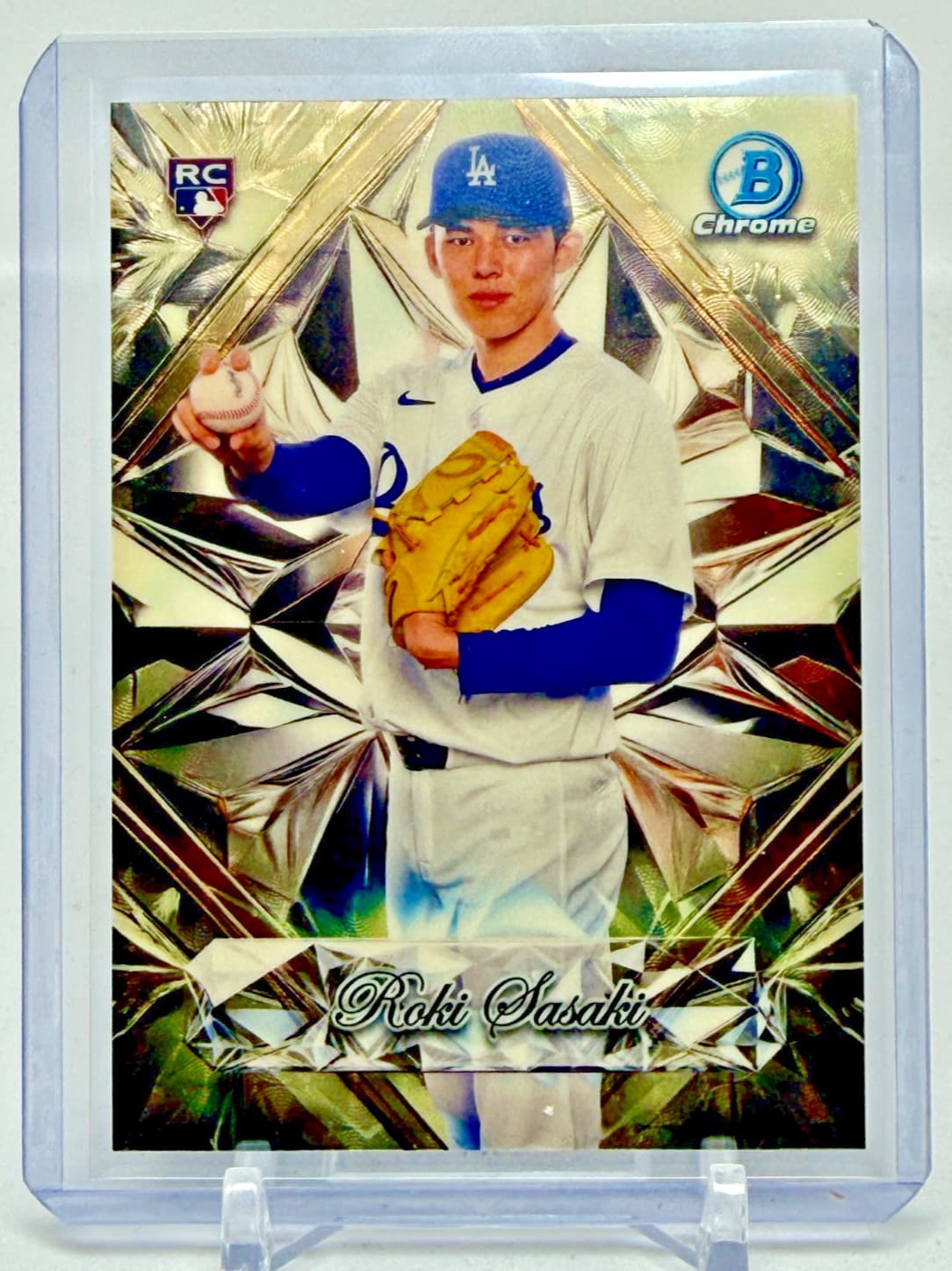 ROKI SASAKI 2025 BOWMAN CHROME ROOKIE SAPPHIRE SELECTIONS SUPERFRACTOR 1/1 Q1389