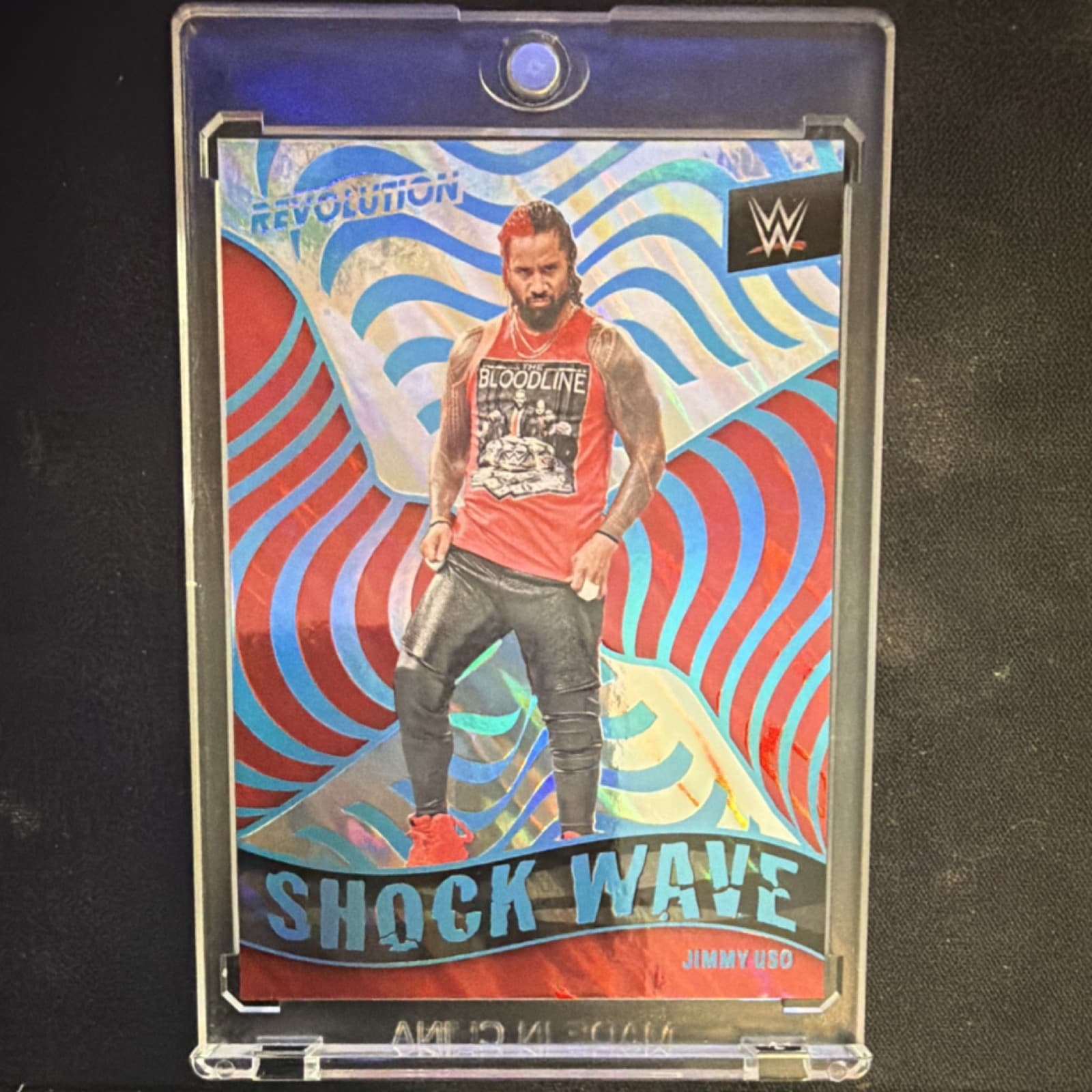 2022 Panini Revolution WWE Shockwave Jimmy Uso Lava #7/10 Wrestling SmackDown