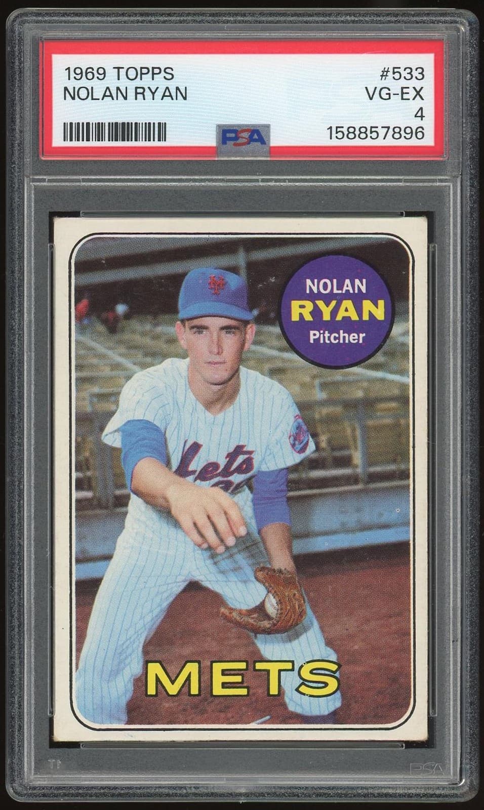 1969 Topps #533 Nolan Ryan PSA 4 *7896