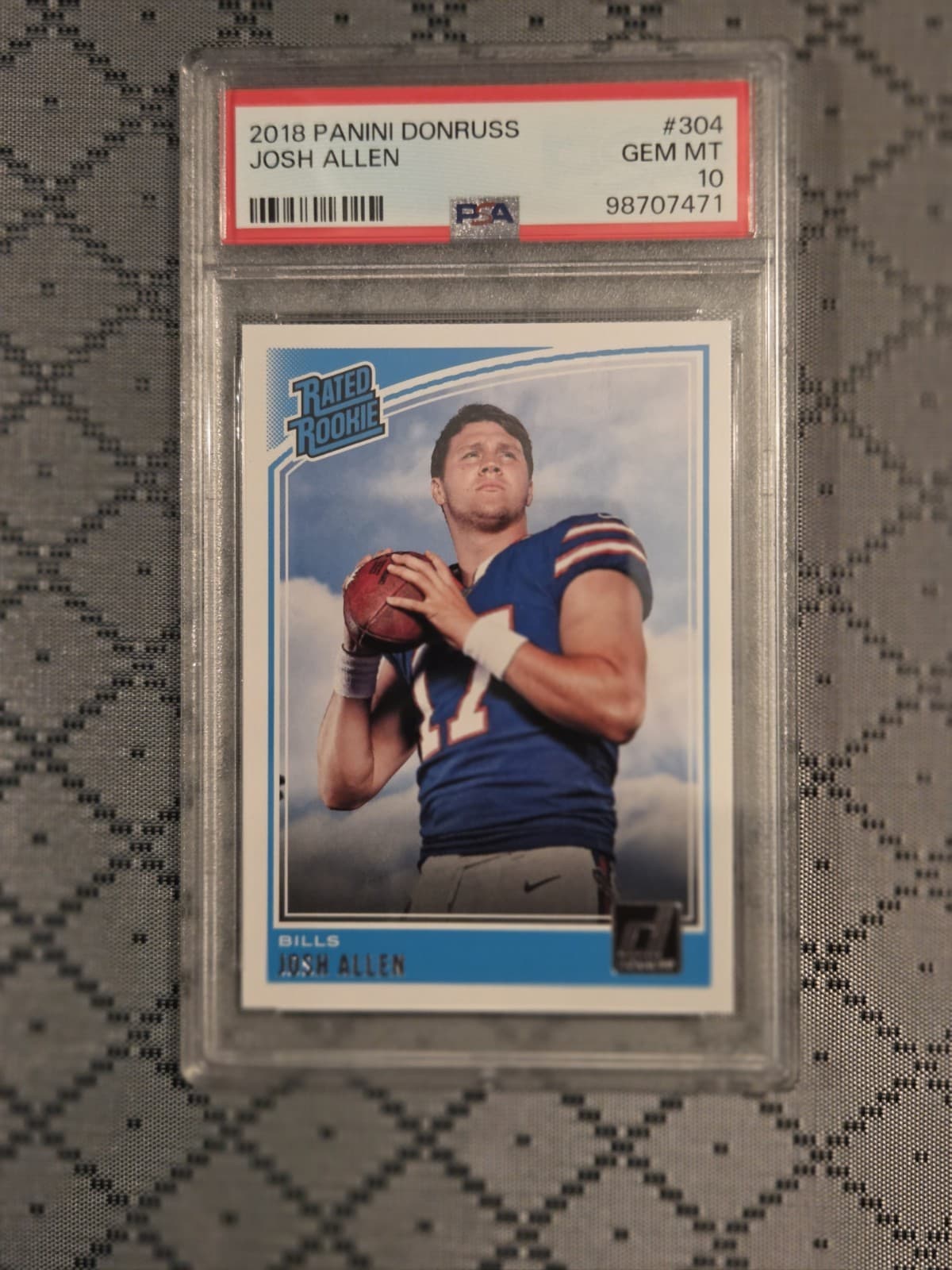 2018 Panini Donruss Josh Allen #304 Rookie Card PSA 10 GEM MINT