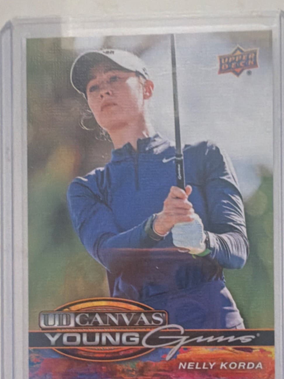 Upper Deck Golf Nelly Korda UD Canvas Young Guns #C65 LPGA Insert Card