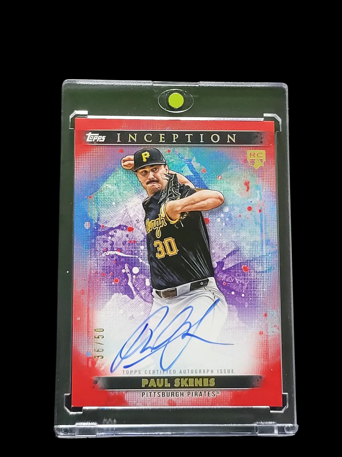 2024 Topps Inception Paul Skenes #BRES-PS Red RC 36/50