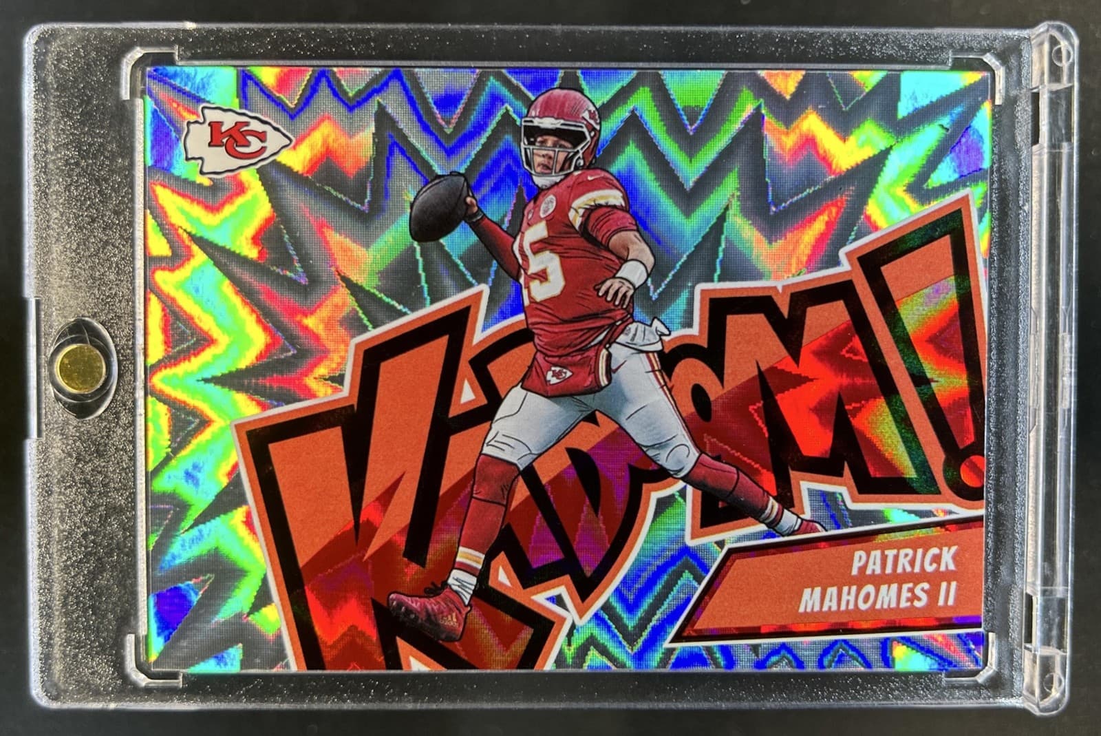 2023 Panini Absolute Patrick Mahomes II Kaboom Horizontal SSP #1 Chiefs
