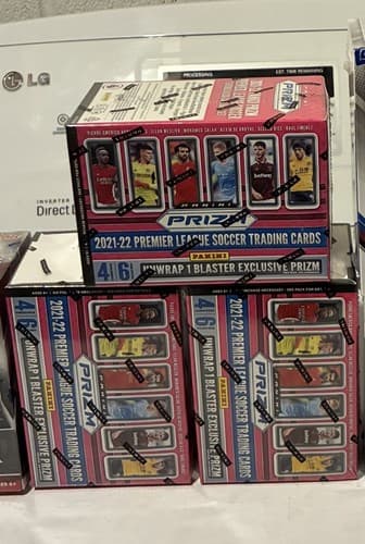 (LOT of 3) 2021-22 Panini Prizm Premier League Soccer Blaster Box SEALED NEW