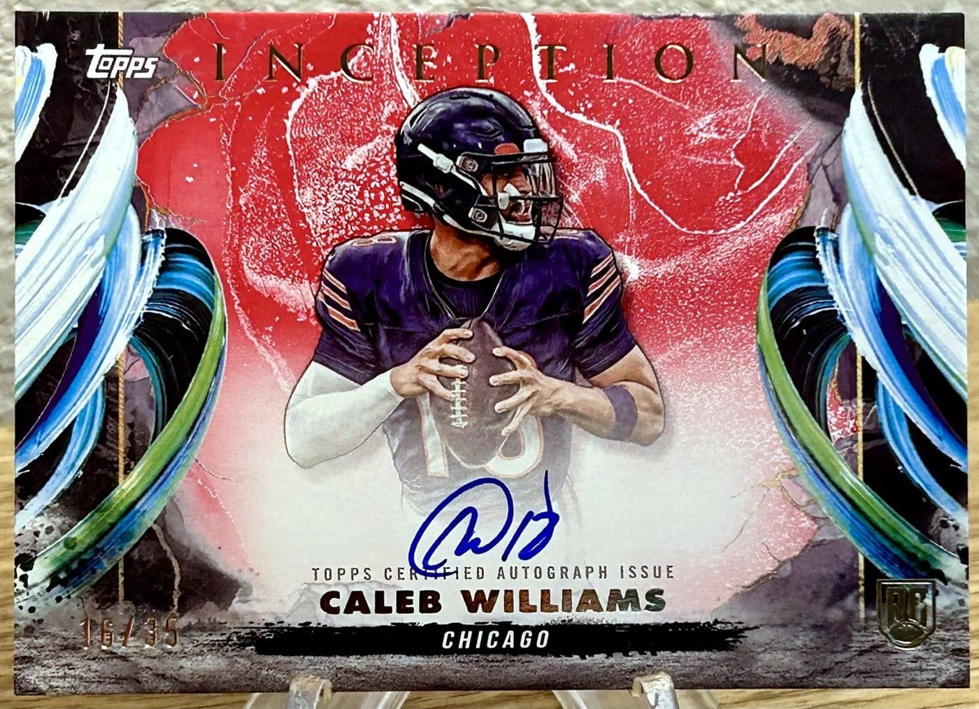 2024 Topps Inception Caleb Williams ROOKIE AUTO Variation RED /35 RC Bears