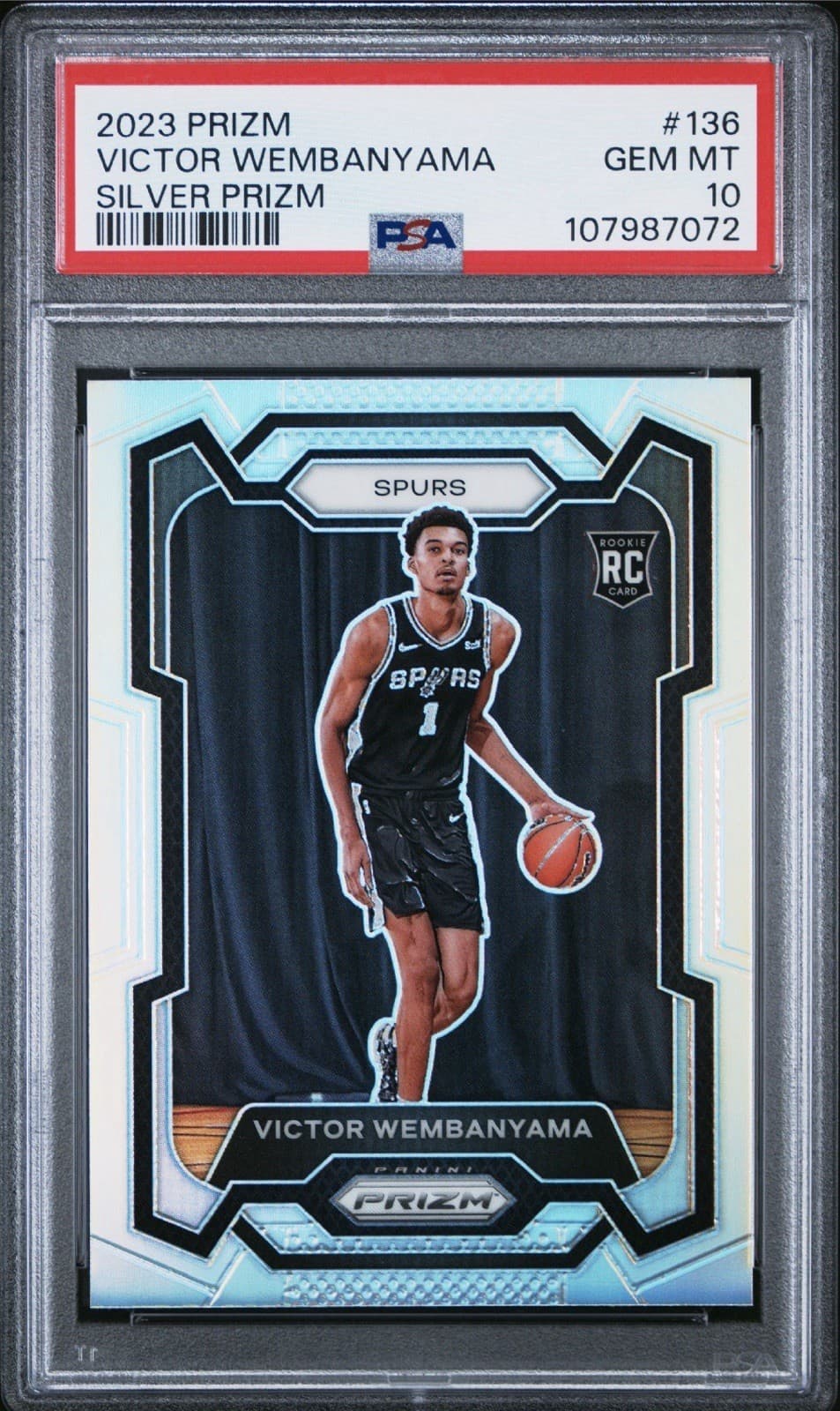 2023-24 Panini Prizm - Victor Wembanyama #136 Silver Prizm (RC)