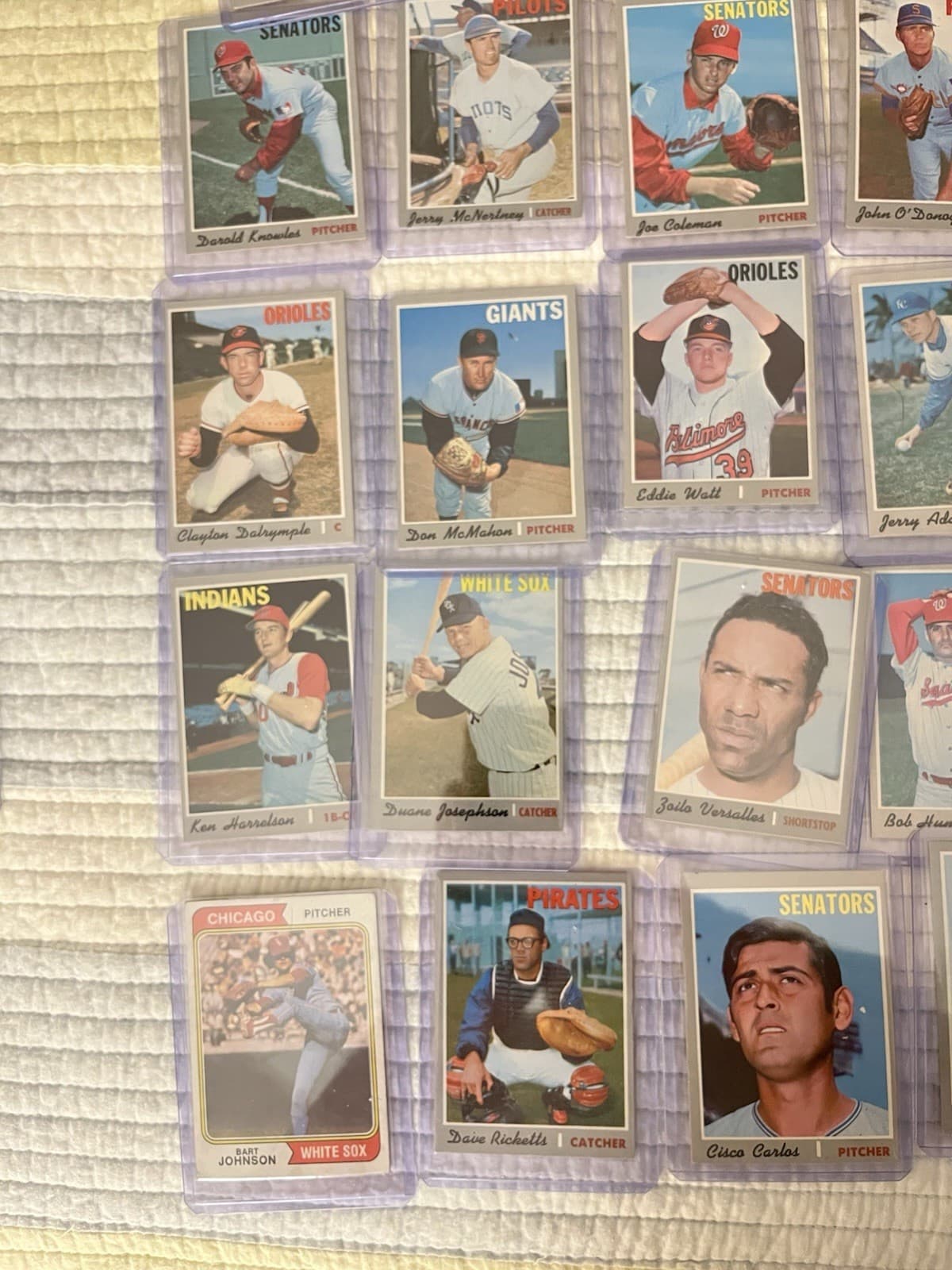 Topps Vintage MLB Baseball Trading Card Lot Clemente Mays Mantle Gehrig Aaron