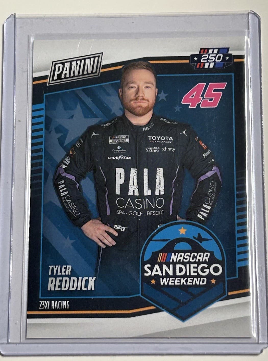 NASCAR San Diego Panini 2026 Tyler Reddick #45 23XI Racing