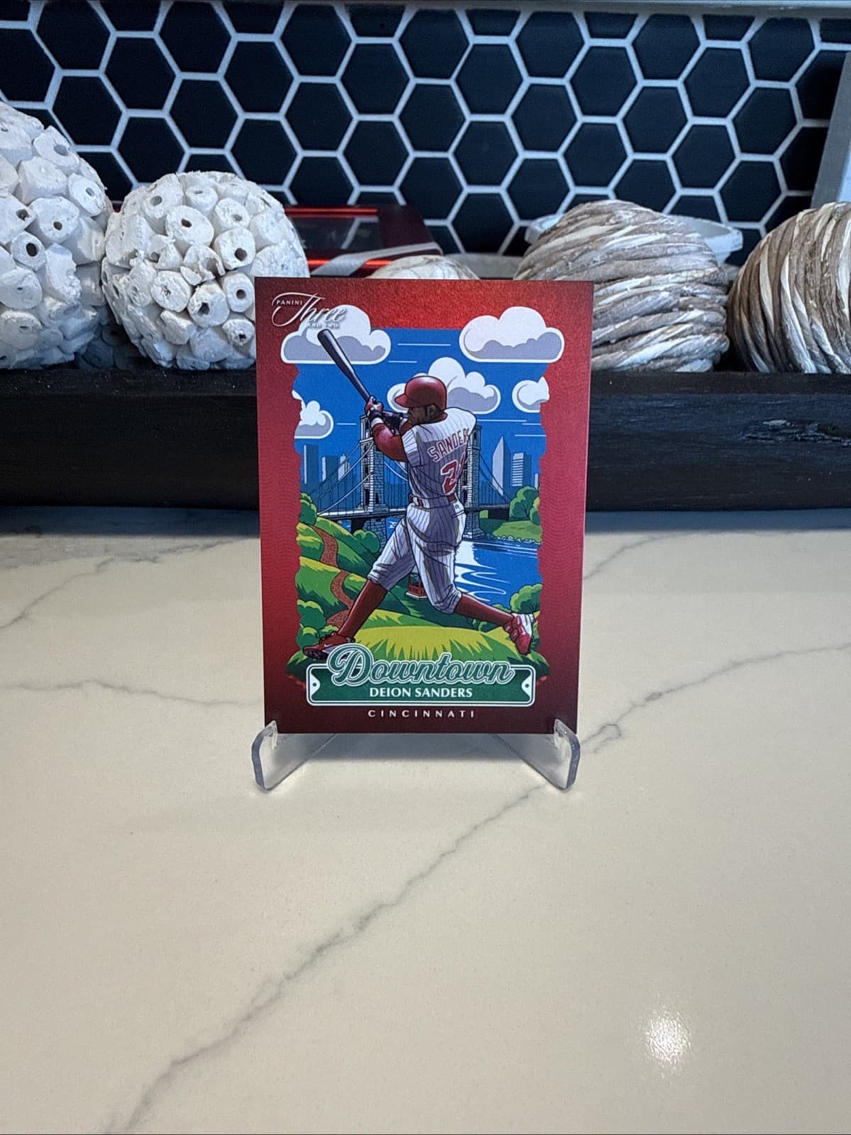 2025 Panini Three and Two - Downtown Deion Sanders #3