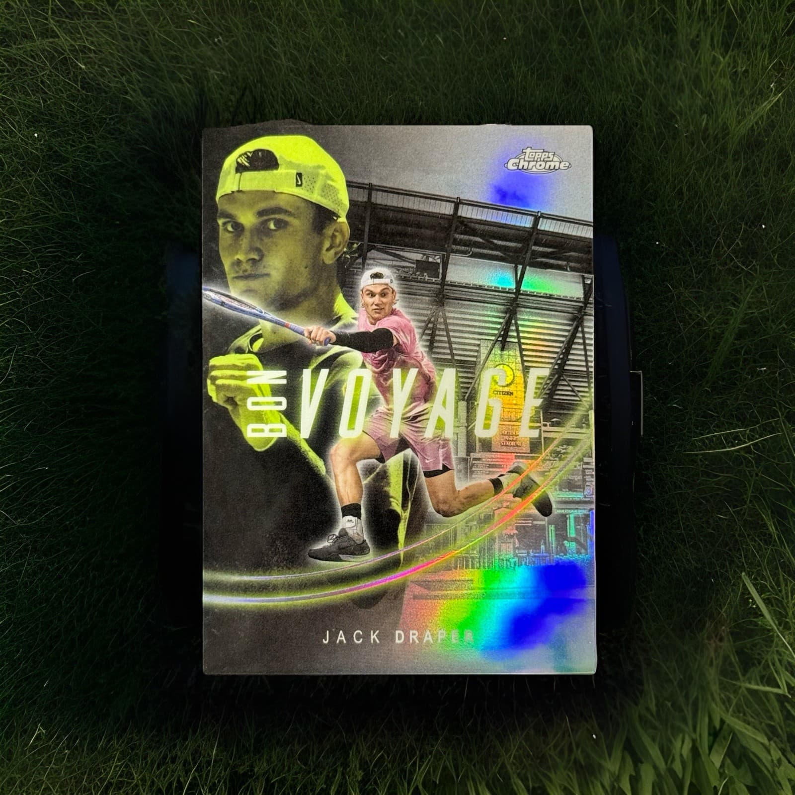 2025 Topps Chrome Tennis Jack Draper Bon Voyage Case Hit SSP