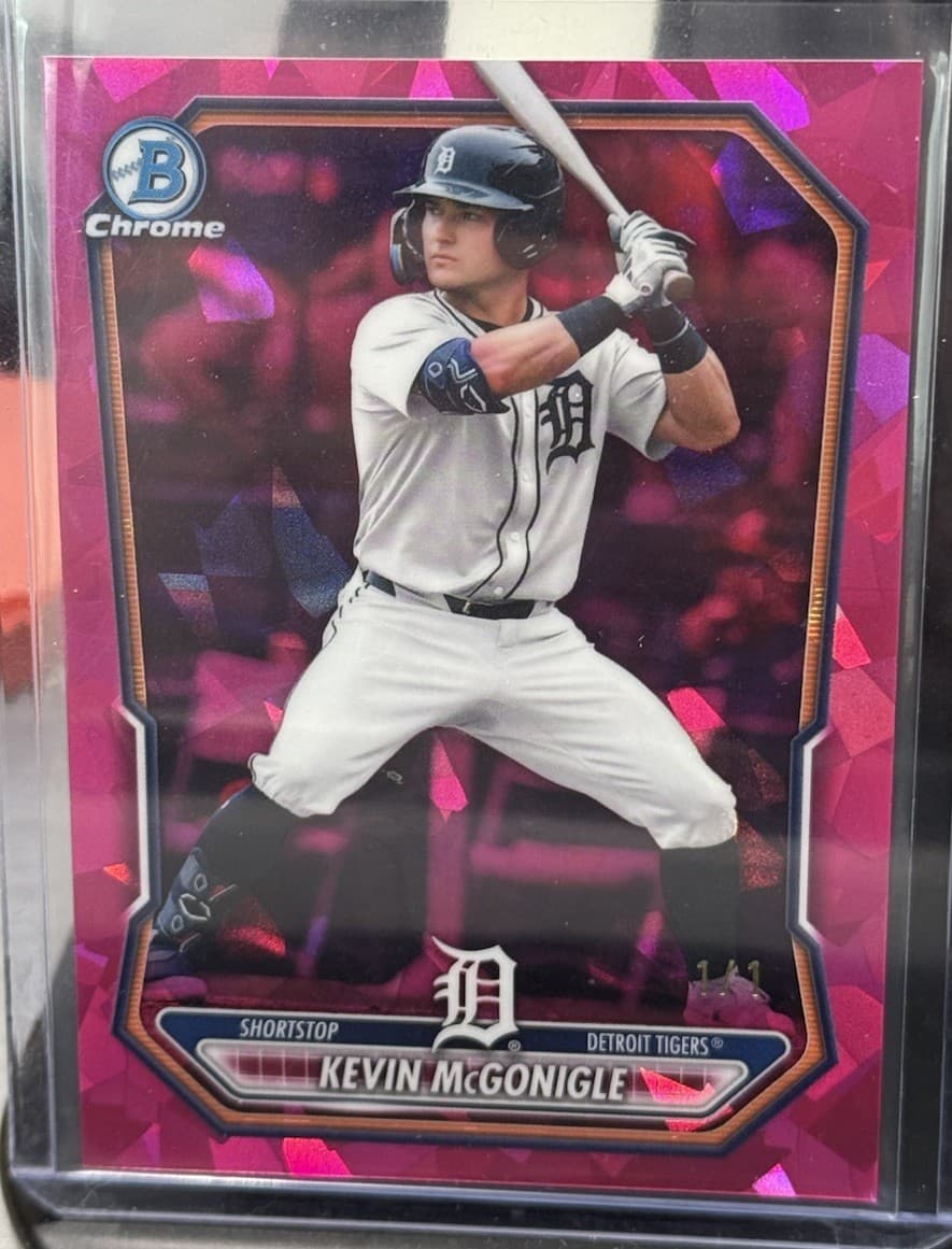 2026 BOWMAN CHROME SAPPHIRE KEVIN MCGONIGLE  Padparadscha 1/1