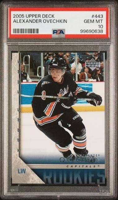 2005/06 Upper Deck Series 2 Alexander Ovechkin Young Guns PSA 10