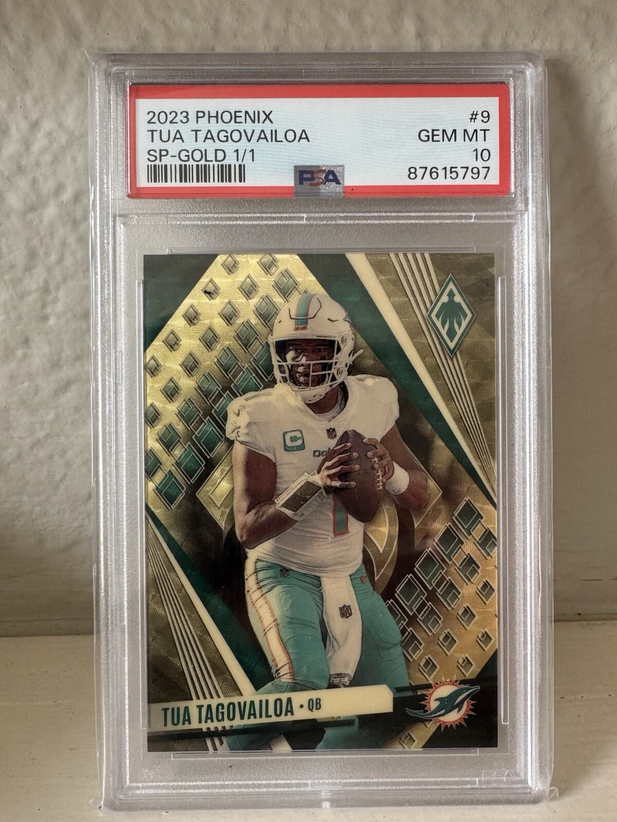 Tua Tagovailoa PSA 10 💎 Phoenix Gold 1/1🔥🔥