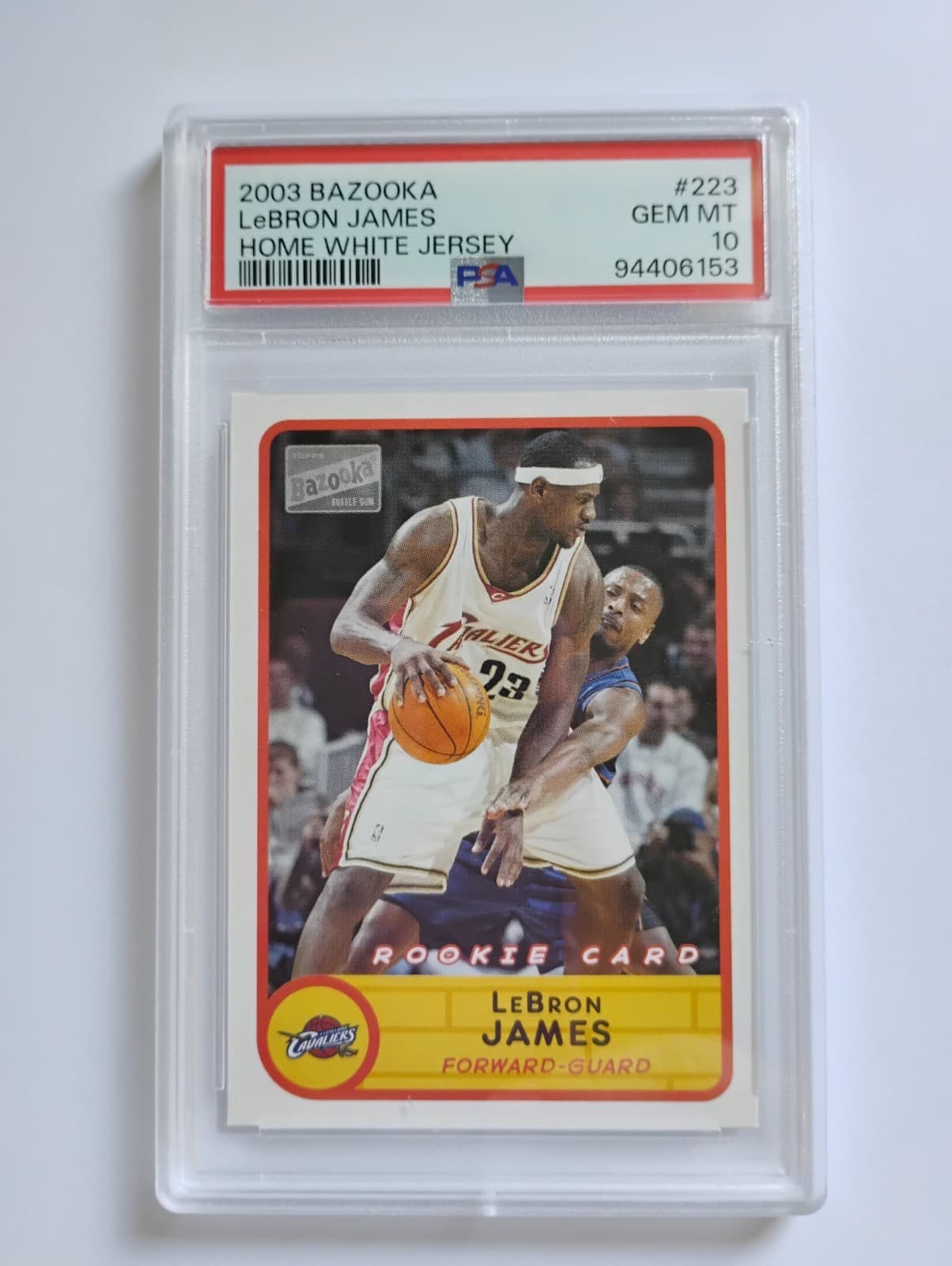 2003 Topps Bazooka LeBron James RC PSA 10 Gem Mint #223  LOWEST ON EBAY INVEST