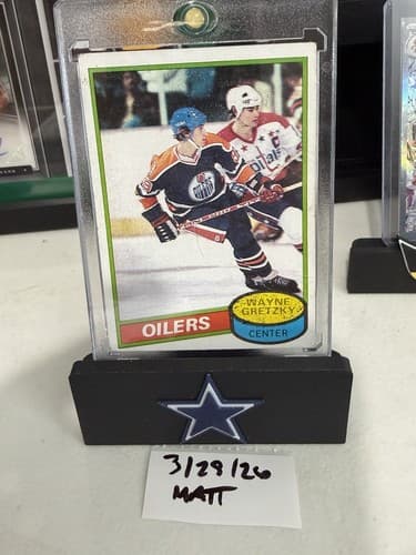 1980-81 Topps Hockey WAYNE GRETZKY 2nd Year Card Edmonton Oilers #250 HOF BIN15