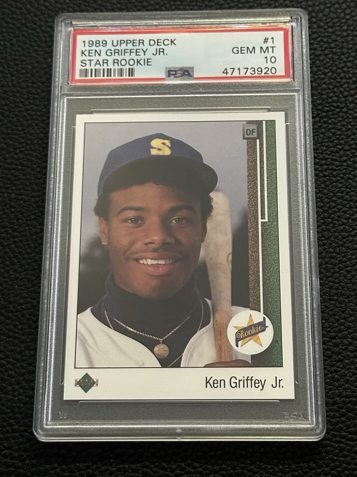 1989 Upper Deck Star Rookie Ken Griffey Jr PSA 10 Mariners
