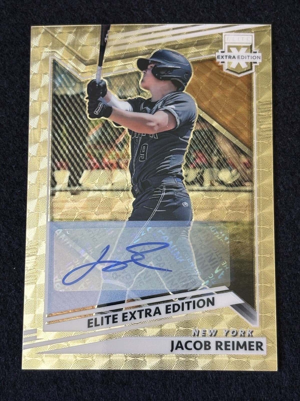 2022 Panini Elite Extra Edition Baseball Jacob Reimer 1/1 Superfractor Auto #119