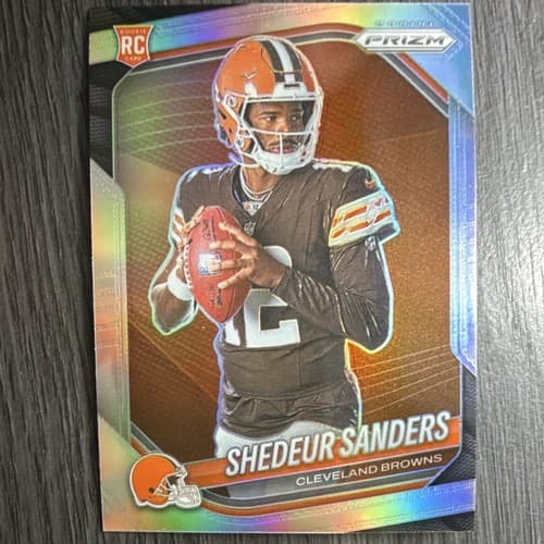 Panini Prizm 2025 Shedeur Sanders Rookie Prizm #405 Browns Football Card