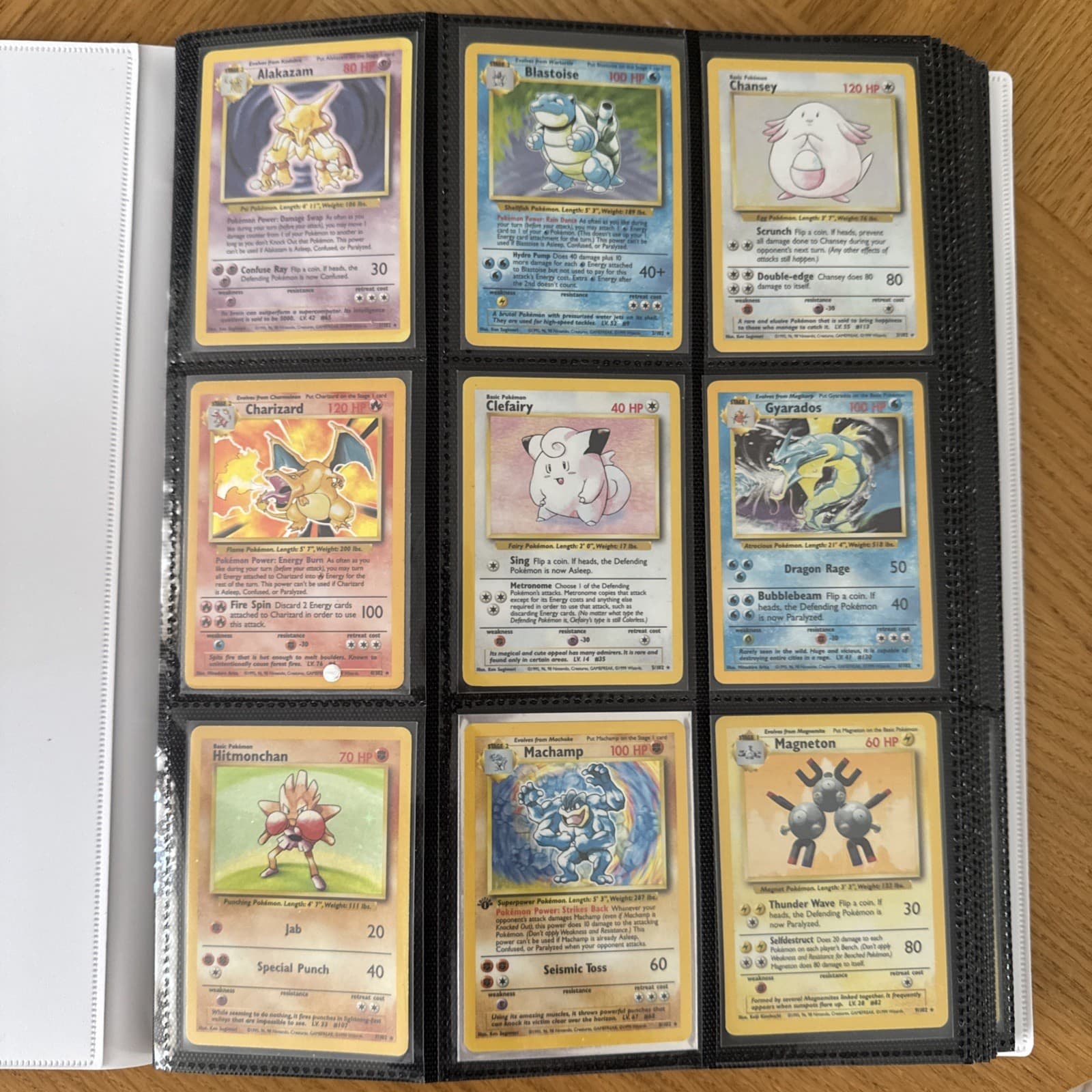 Near Complete Pokemon Card Base Set 101/102 WOTC Charizard, Blastoise, Venusaur