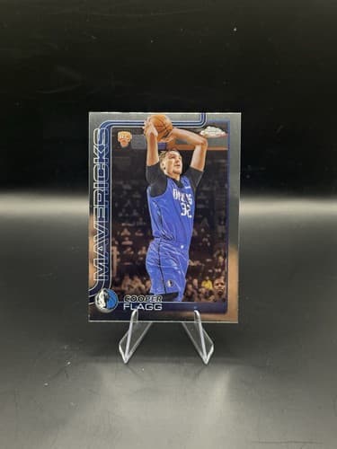 Cooper Flagg 2025-26 Topps Chrome Basketball Rookie Base RC Lot 2