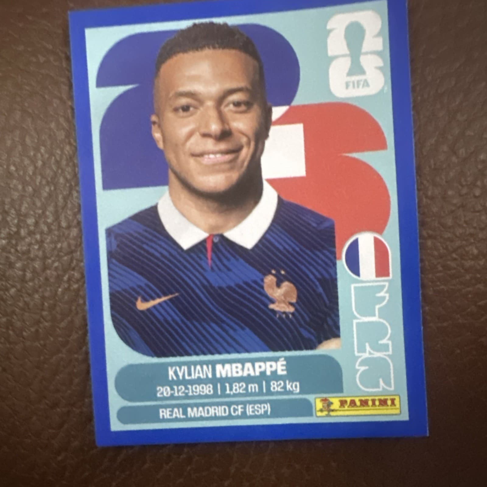 Panini FIFA 2023 Kylian Mbappé Real Madrid CF Soccer Sports Trading Card