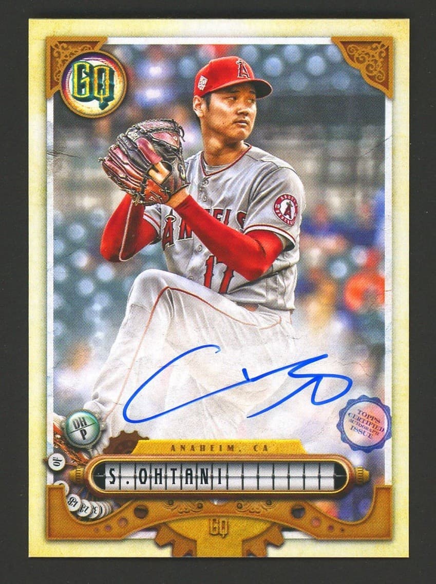 2022 Topps Gypsy Queen Shohei Ohtani Angels ON CARD AUTO