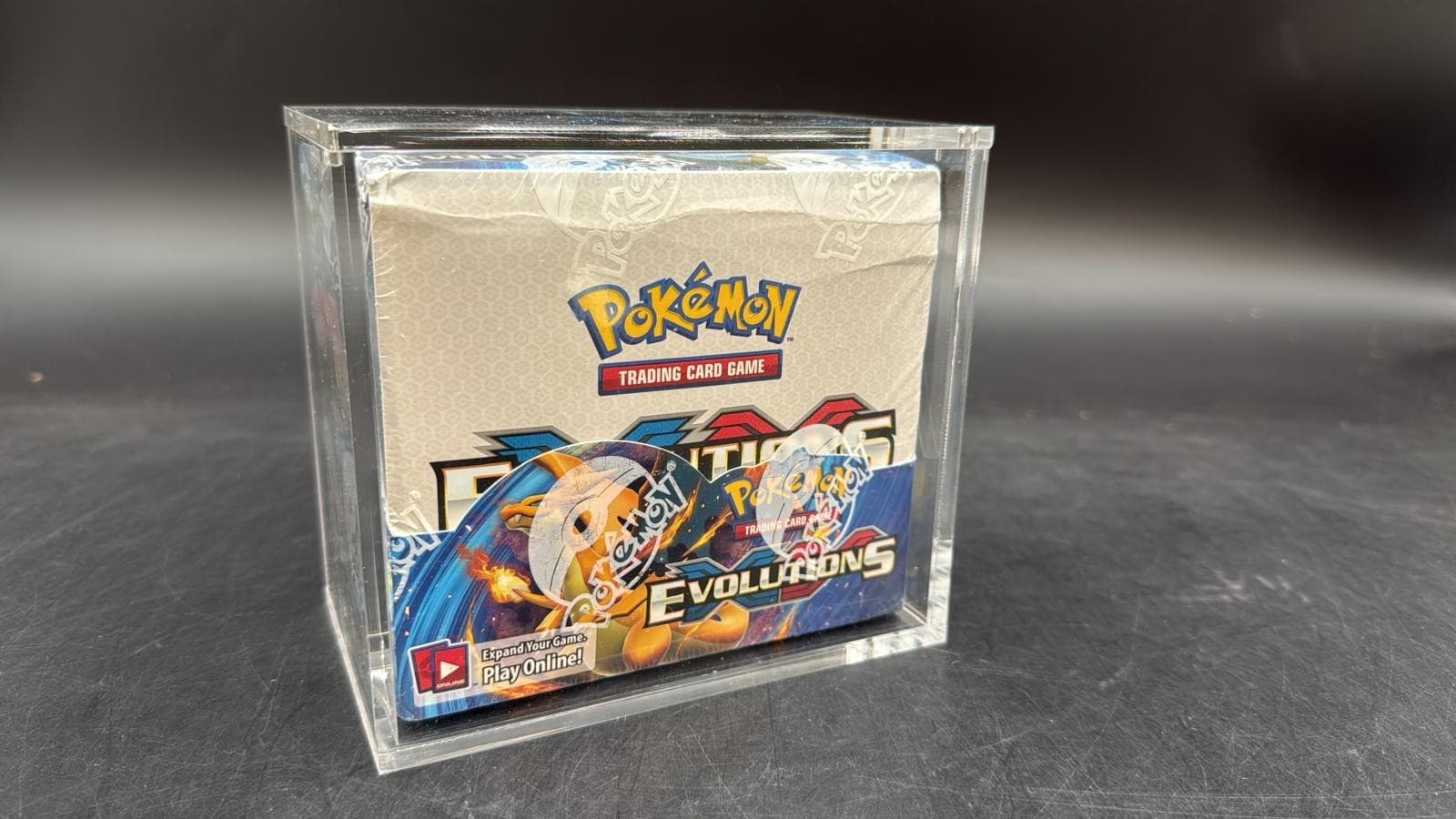 Pokemon TCG XY Evolutions Booster Box SEALED WITH ACRYLIC