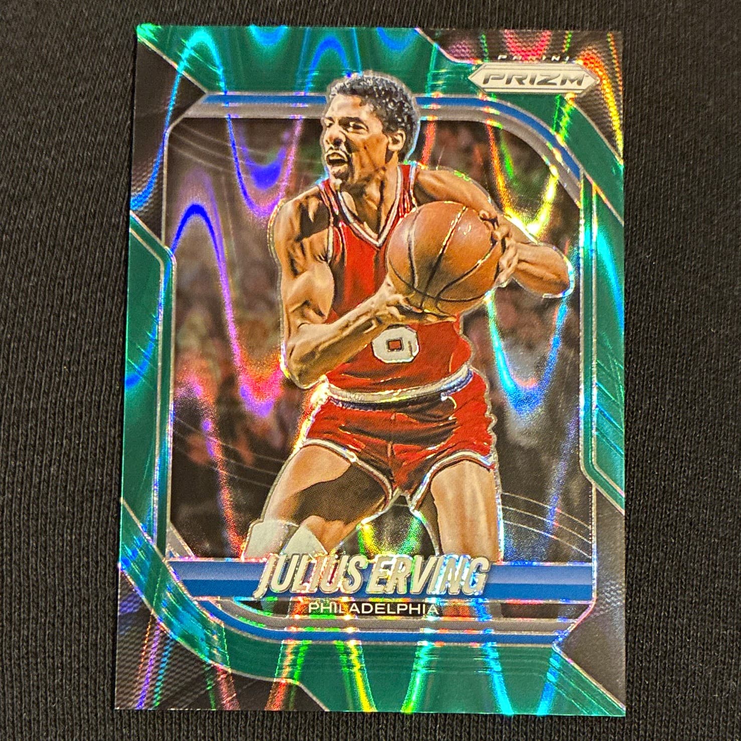 Panini 2025-26 Prizm Basketball Julius Erving #148 Parallel 15/49