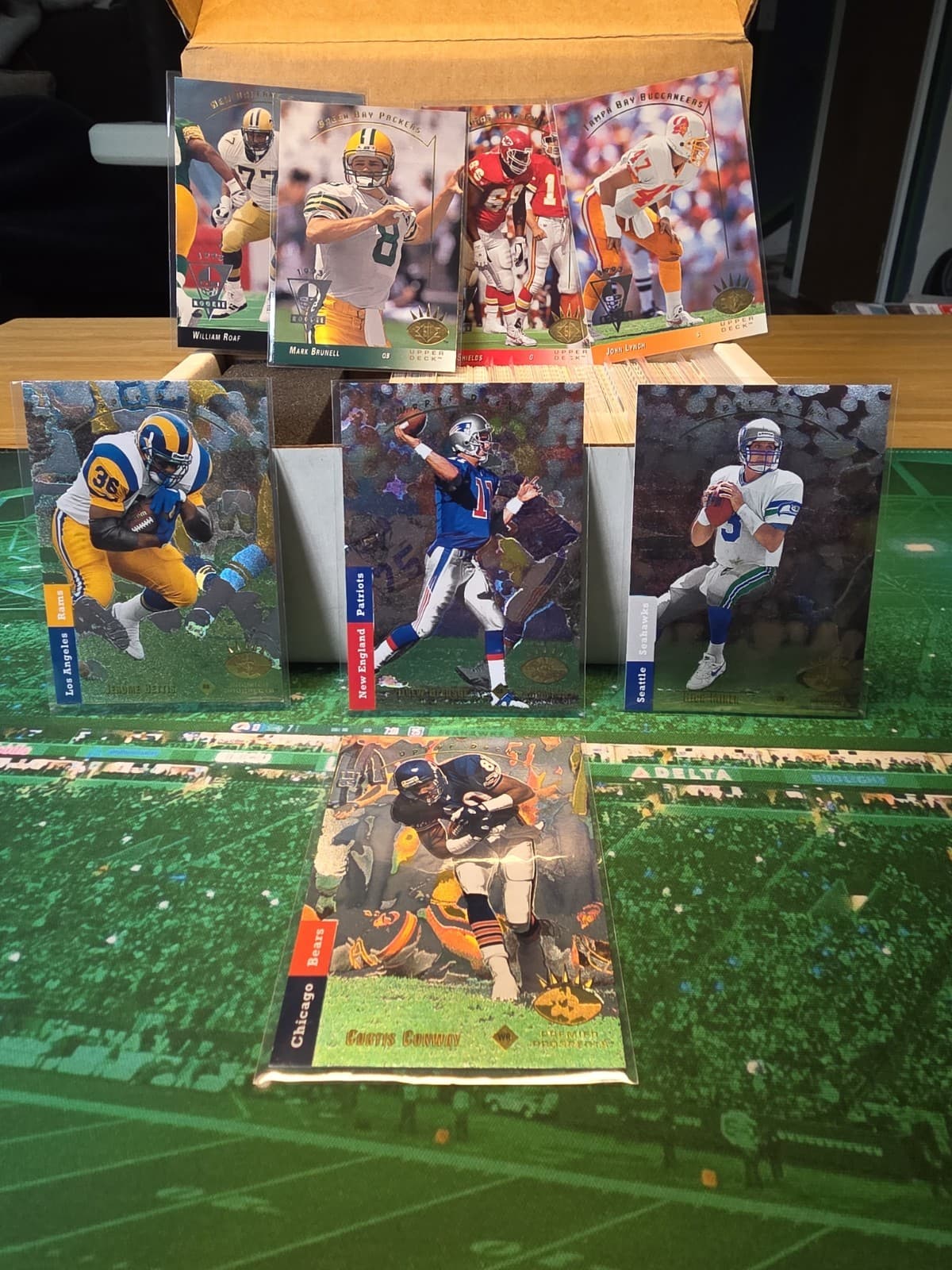 1993 Upper Deck SP Football Full Set, 270 Cards Including Foils Jerome Bettis RC