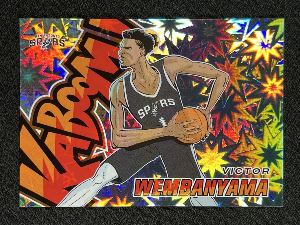 2024-25 Panini Revolution Victor Wembanyama #15 Kaboom! Spurs Case Hit SSP