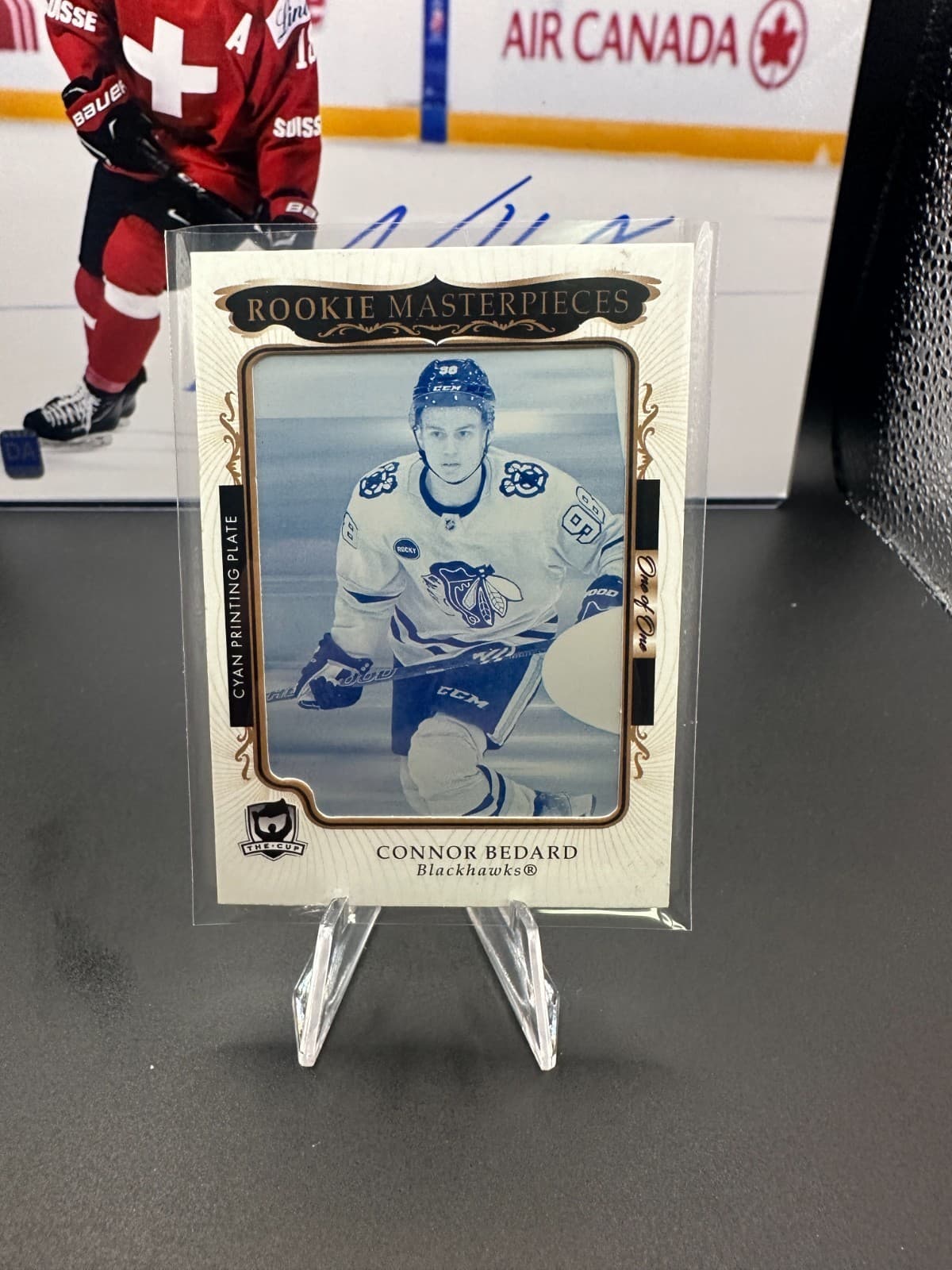 23-24 The Cup Rookie Masterpieces Synergy Printing Plate Connor Bedard 1/1!!
