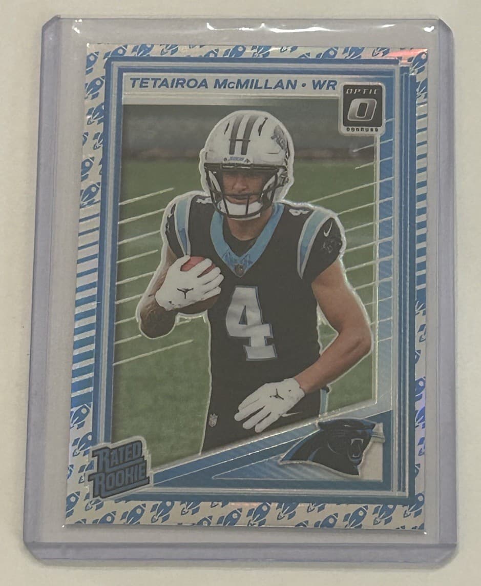 2025 Panini Donruss Optic Football- Tetairoa McMillan - #209 - Rocket Ship Emoji