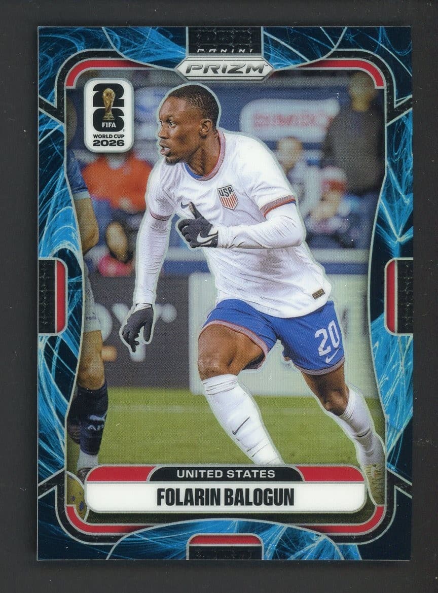 2026 Panini Prizm World Cup Soccer Genesis Prizm Folarin Balogun SSP