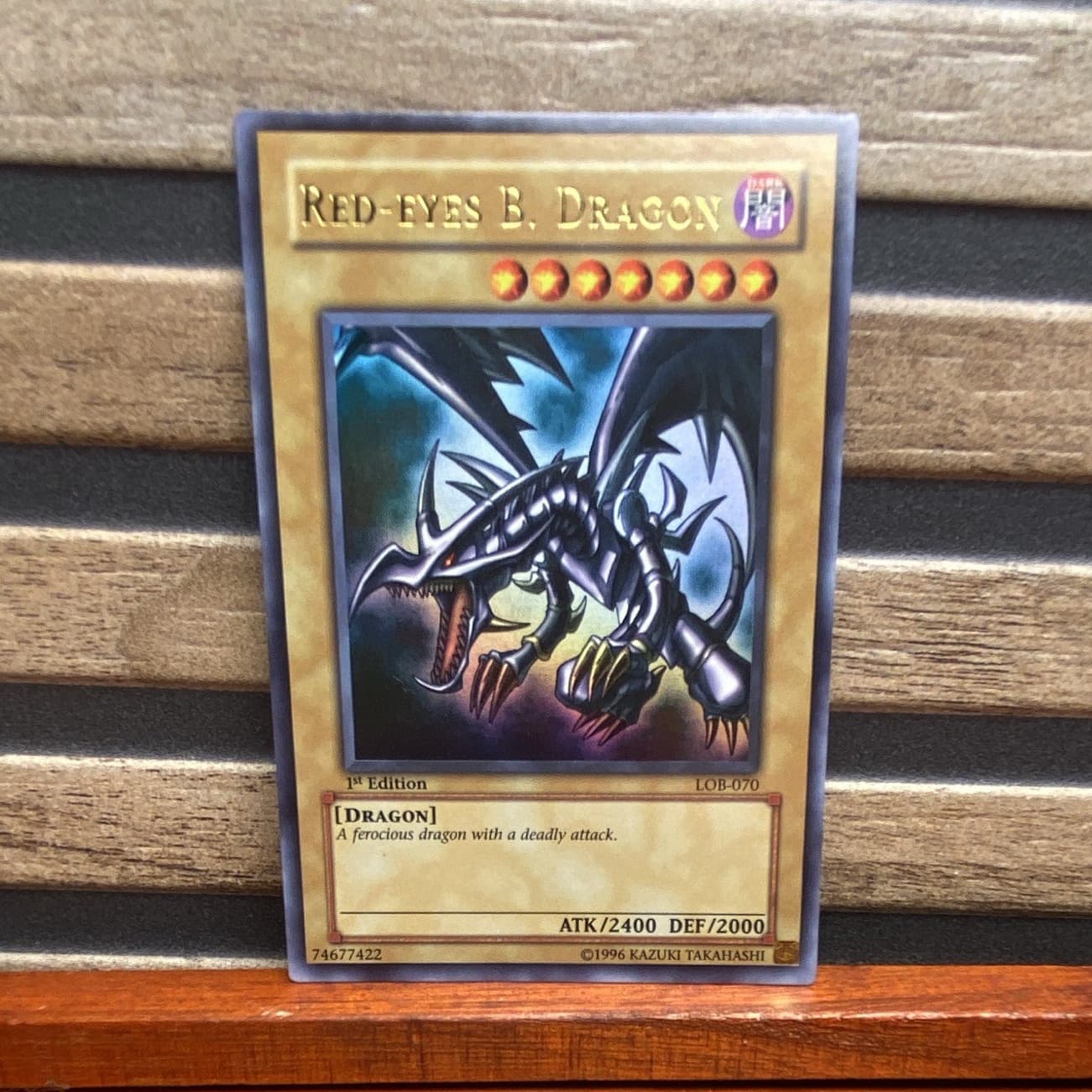Konami Yu-Gi-Oh! Red-Eyes B. Dragon LOB-070 1st Ed Ultra Rare Holo
