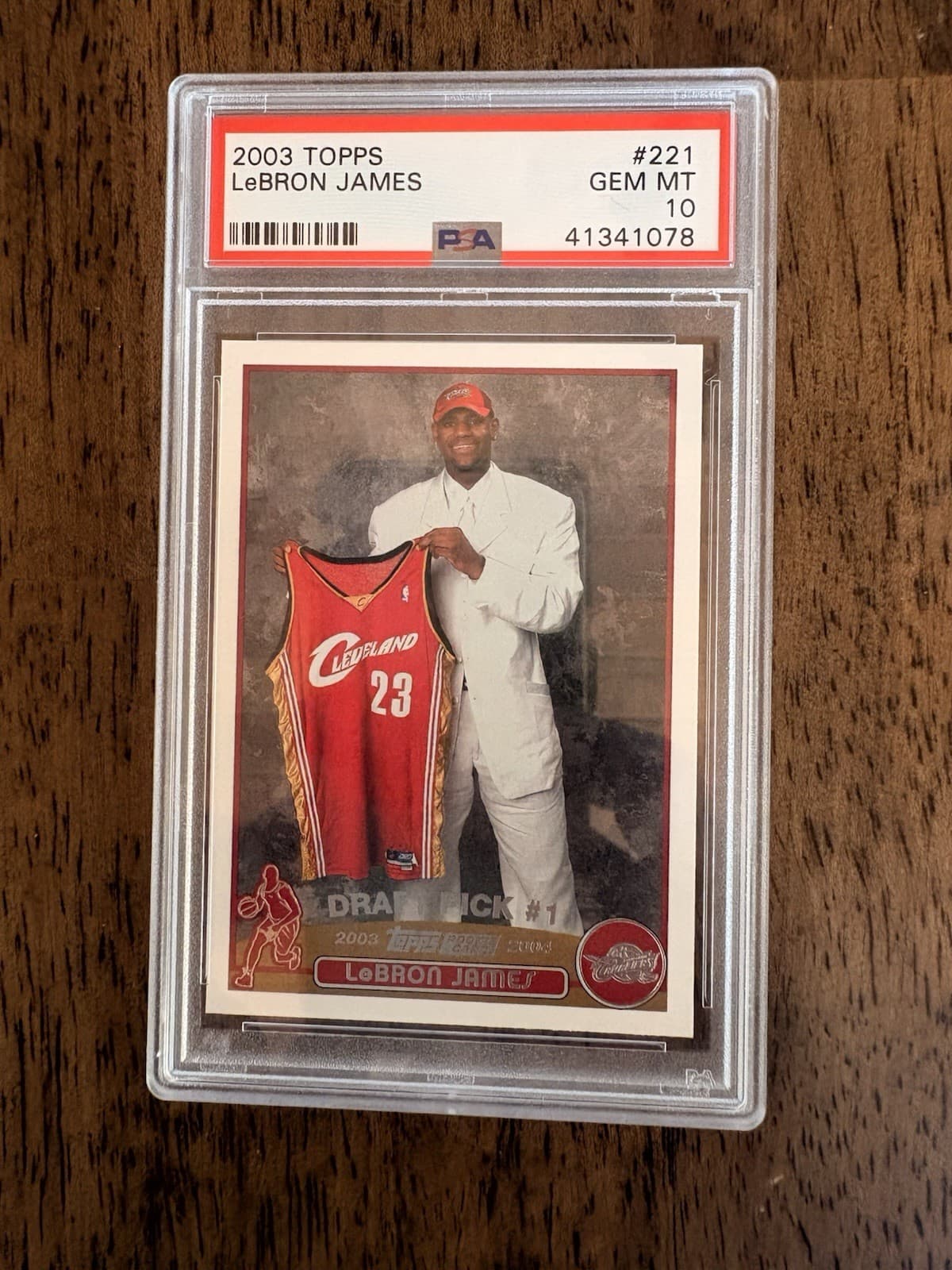 2003-04 Topps LeBron James Rookie RC #221 PSA 10 Gem Mint