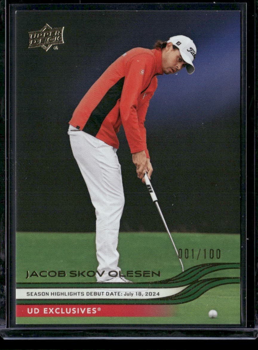 2026 Upper Deck Golf #71 Jacob Skov Olesen Exclusives #/100