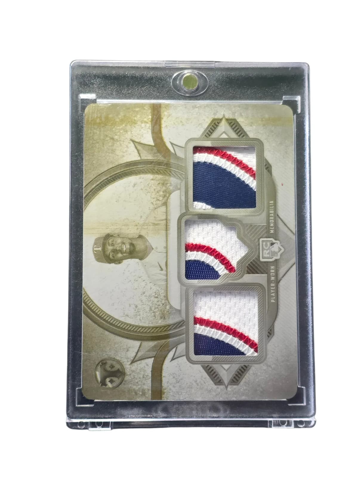 2024 Topps Triple Threads Baseball Evan Carter #RTR-EC 1 / 1 RC Patch