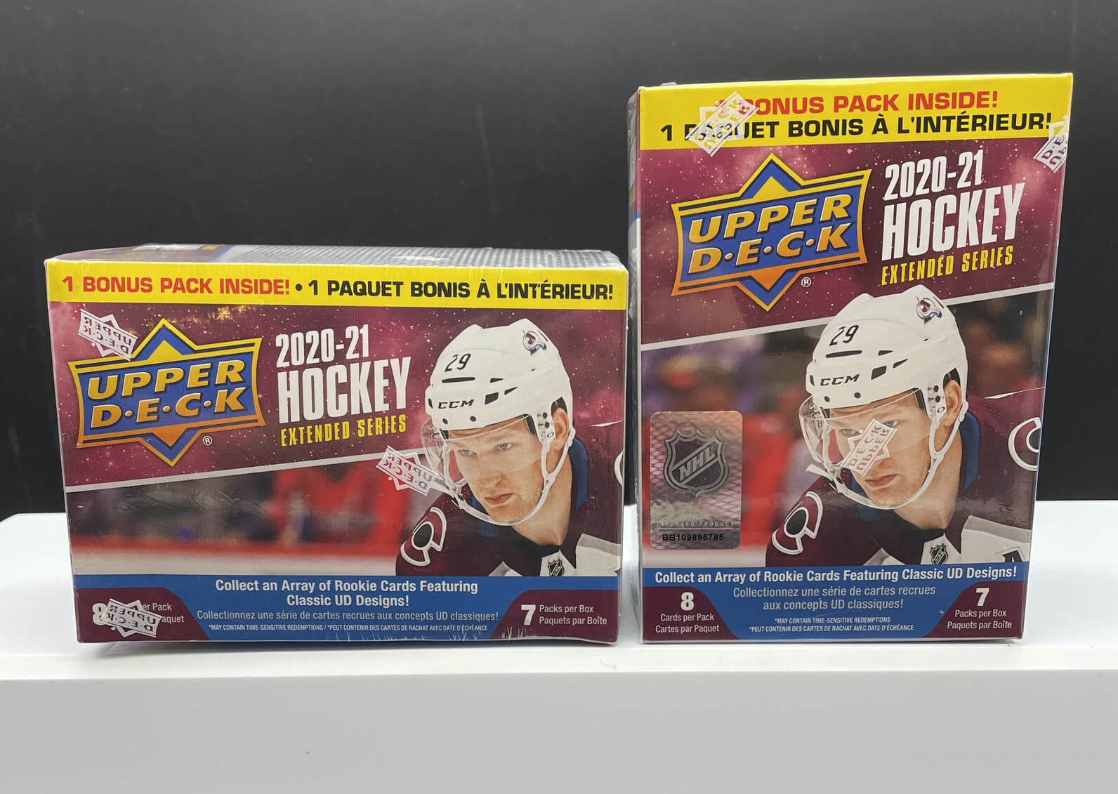 2020-21 Upper Deck Hockey Extended Series Blaster Box / Factory Sealed Lot Of 2