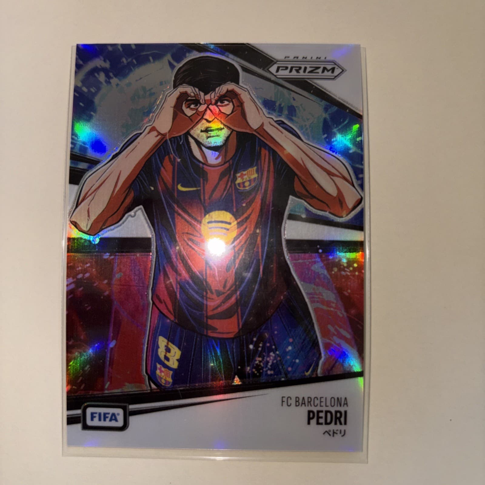 2025-26 Panini Prizm FIFA Pedri Manga Case Hit SSP FC Barcelona