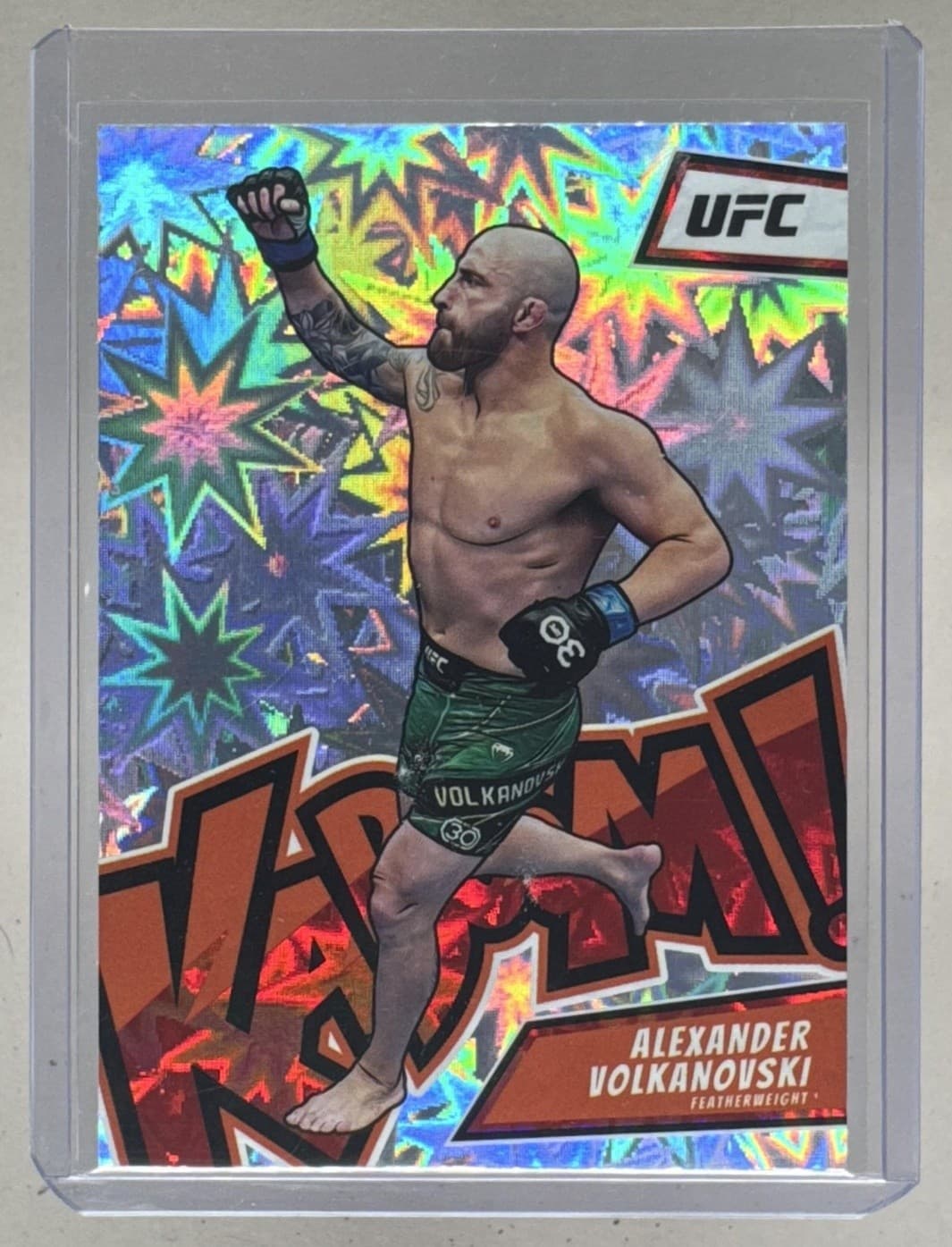 Alexander Volkanovski 2023 Panini Chronicles UFC #7 Kaboom! SSP