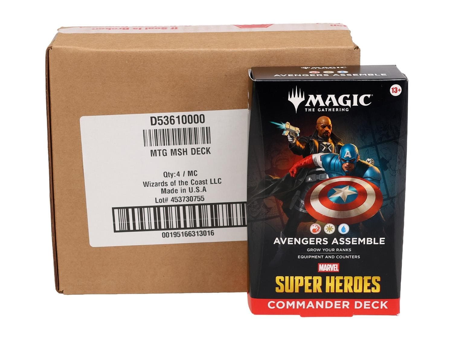 Magic the Gathering Marvel Super Heroes Commander 4-Deck Case