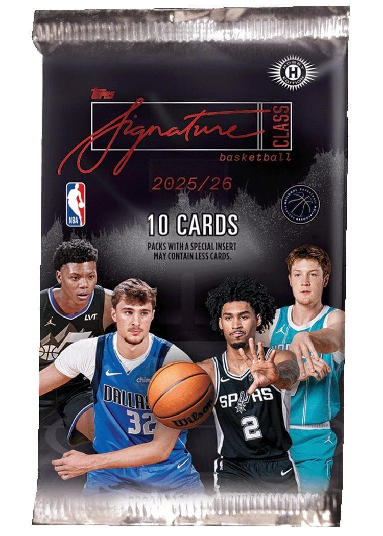 2025/26 Topps Signature Class Basketball Hobby Jumbo Pack