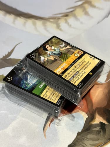 Disney Lorcana Rise of the Floodborn Rare Lot of 168 w/Legendarys/SR Full List